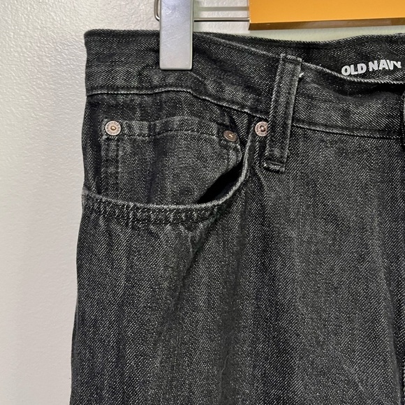 Old Navy Men’s Black Denim Regular Fit Jeans Size 32x34 - Picture 10 of 12